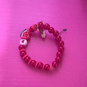 Kids Pink Beaded Bracelet
